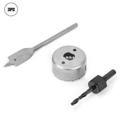 

Greensen 3pcsset Hole Saw Tooth Kit Drill Bit Set Cutter Tools Woodworking Tool