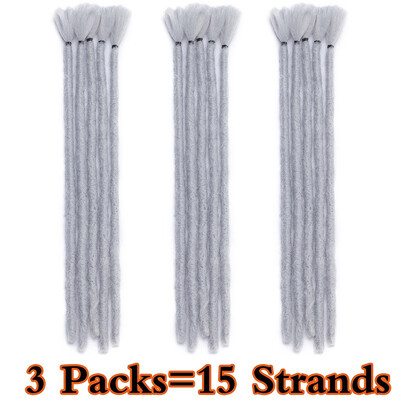 

3 Packs Handmade Dreadlocks Extensions Mens Dreadlocks Fashion Reggae Hair Hip-Hop Style Synthetic Dreadlocks Hair For Men