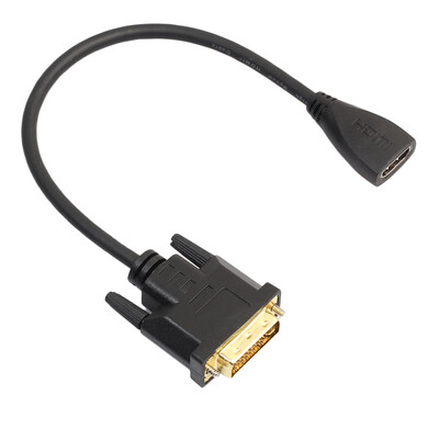 

DVI-D 241 Pin Male to HDMI Female Adapter Converter Cable for HDTV 1080P