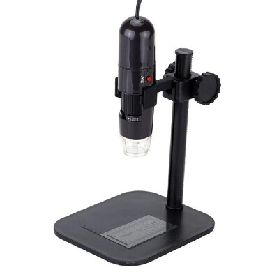 

50-1000X 8LED USB Digital Microscope Zoom Endoscope Magnifier with Adjustable Stand True 13MP Video Camera