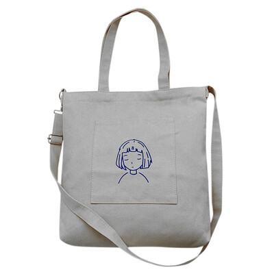 

Women Canvas Shoulder Bag Painting Printing Ladies Shopping Bags Feminina Simple Eco Painting Cloth Handbag Tote YJ
