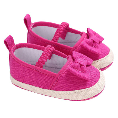 

Baby Infant Kids Girl Bowknot Soft Sole Crib Toddler Newborn Shoes