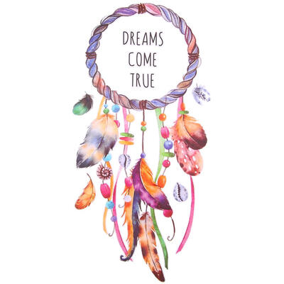 

3D DIY Feather Dream Catcher Iron-on Transfer Clothes Patches Sticker Decor
