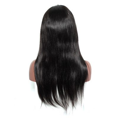 

Dolago virgin Straight 360 Lace Frontal Wig 180 Density Lace Front Human Hair Wigs For Women european Lace Wig Natural Black