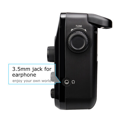 

Retekess TR604 AM FM Radio for the Elderly Two Band Radio Portable Handle Battery & AC Powered Black
