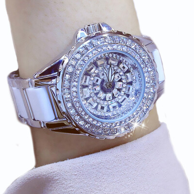 

Luxury Women Top Famous BrandCasual Quartz WatchCeramic Stainless Steel Band Female Watch