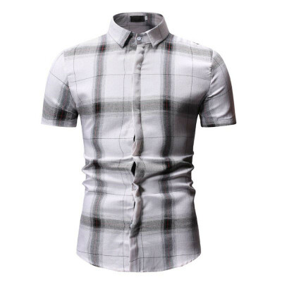 

Mens Short Sleeve Shirts Casual Formal Slim Fit Shirt Top  L XL 2XL 3XL