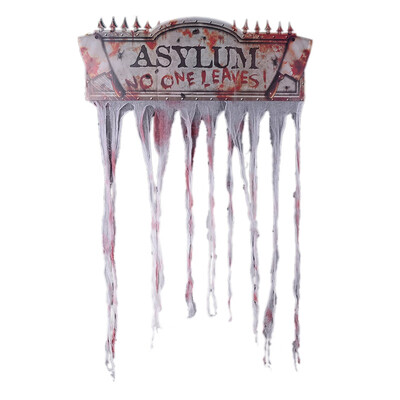 

Halloween Bloody Doorway Curtain Decorative Creepy Cloth Haunted House Horror Decoration Halloween Theme Party Supplies