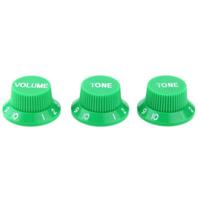 

3pcs Plastic Potentiometer Caps Tone Volume Control Knobs for ST SQ Guitar