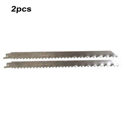 

2x 300mm Sharp Reciprocating Cutting Tool For Cutting Ice And Frozen Meat Silver