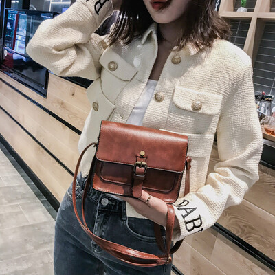 

Tailored Womens Bag Wallet-Locked Shoulder Bag Handle Crossbody Mini Square Bag