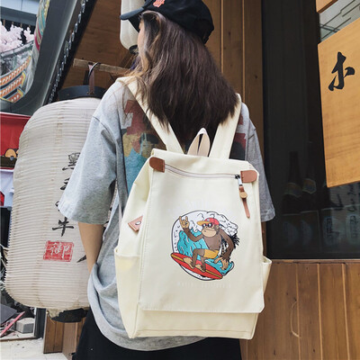 

Insfeng schoolbag female Korean version of senior high school students antique Fashion Shoulder Bag Computer Backpack