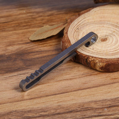 

Greensen Outdoor Equipment Titanium Alloy EDC Key Ring Belt Clip Quick Draw Keychain