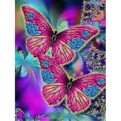 

5D DIY Full Drill Diamond Painting Butterfly Cross Stitch Embroidery Mosaic
