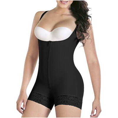 

Toponeto Women Full Body Shaper Bodysuit Firm Control Shapewear Butt Lifter Corset AM