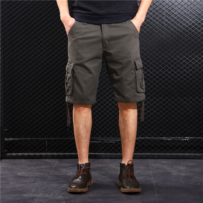 

SQSI pants mens new summer five pants mens solid color beach pants casual shorts youth breeches 4881