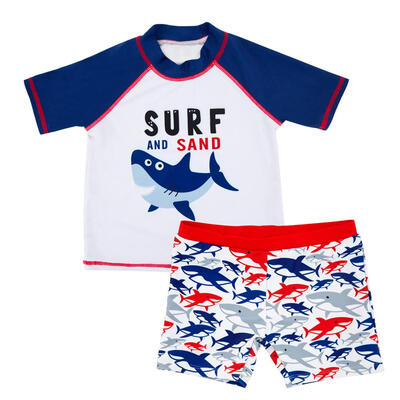 

2pcs Children Swimsuit Boys Swimming Wear Beach Split Clothes Tops Shorts