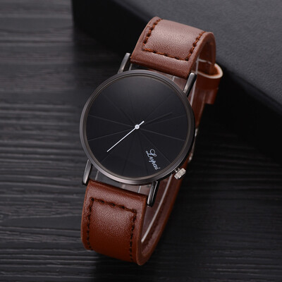 

Gobestart LVPAI Fashion Mens Leather Belt Analog Sport Quartz Wrist Watch