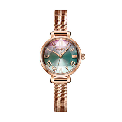 

Watch womens steel belt small fashion tide ins wind temperament simple waterproof new quartz watch