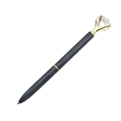 

1 Piece Metal Ballpoint Pen Kawaii Large Diamond Pen for School 10mm Bullet Pen Tip School Office Supplies Business Gift