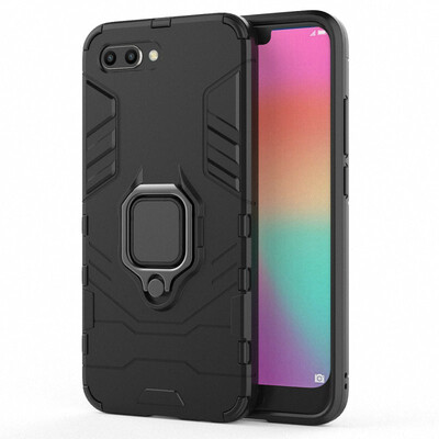 

for Huawei Honor 10 COL-L29 COL-AL00 Ring Case Car Holder Phone Case for Huawei Honor Note 10 RVL-AL10 Hard Armor Case Cover