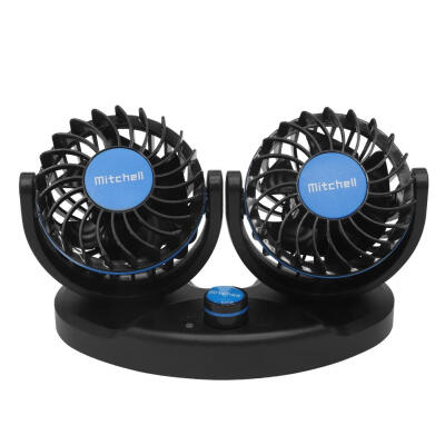 

Dual Head Car Air Cooling Fan Low Noise 360 Degree All-Round Adjustable Fan