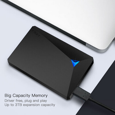 

EAGET G20 25" 1TB External Hard Drive Super Speed HDD USB 30 Encryption Shockproof Hard Disk for Laptop PC Desktop
