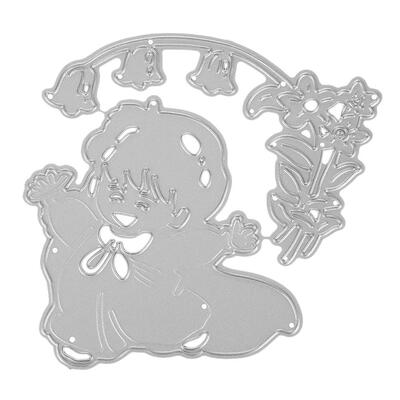 

Cute Girl DIY Cutting Dies Stencils Scrapbooking Embossing Album Card Gifts