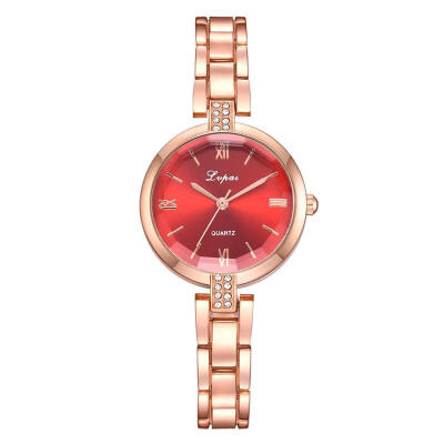 

Roman Number Watch For Women Diamond Bracelet Band Stainless Steel Analog Quartz Wristwatch Lady Female Watches