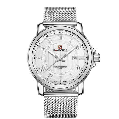 

NAVIFORCE SONATA Quartz Men Business Watch Waterproof Steel Strap Watch