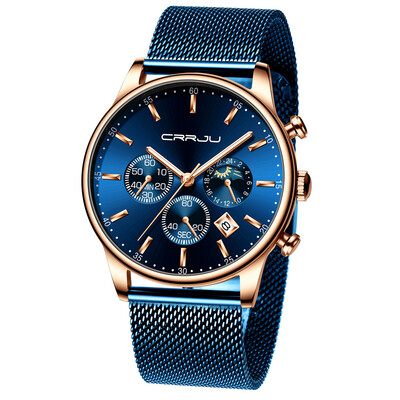 

Gobestart Mens Watches Luxury Top Brand Quartz Chronograph Watch Fashion Sports