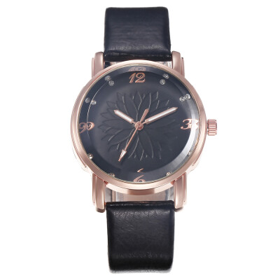 

Student Simple Sun Flower Fashion Watch Womens Quartz Watch