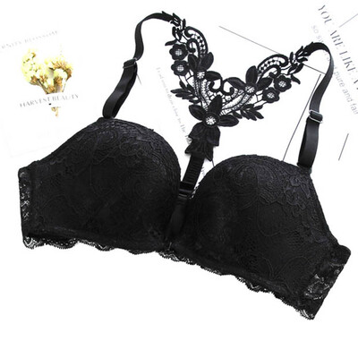 

〖Follure〗Women Front Buckle Non-steel Bra Sexy Collection Lace Adjustable Underwear