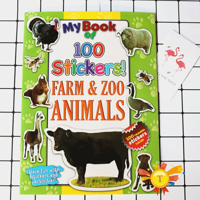 

Sticker Books for Baby Leaning English Story Book with Stickers Preschool Early Learning Educational children Toy