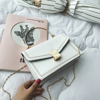 

2019 new high-quality texture elegant womens bag tide wild Messenger mobile fashion chain shoulder small square bag