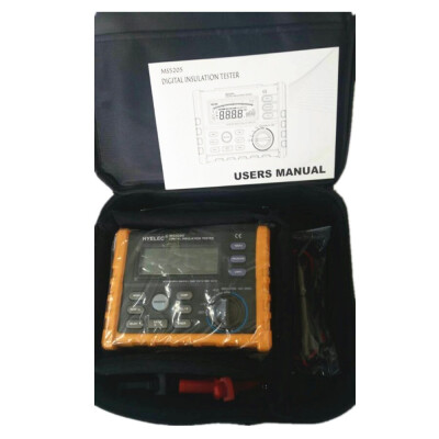 

PEAKMETER Analog&Digital 2500V MS5205 Insulation Resistance Tester megger meter 001100G Ohm with Multimeter