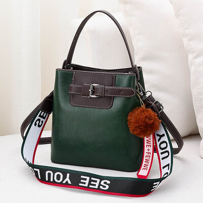 

Spring&summer new fashion casual Joker fashion shoulder portable messenger bag personality bucket bag womens bag