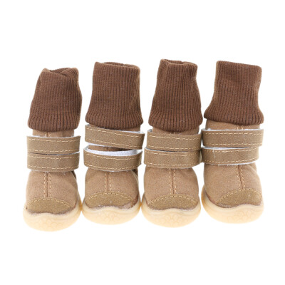 

3 in 1 Winter Pet Dog Puppy Anti-slip Cotton Shoes Cat Warm Snow Boots