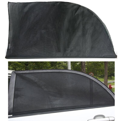

2Pcs Vehicle Car Window Sunshade Mesh Cover Visor Sunshades UV Protection XL