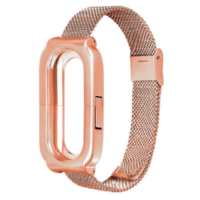 

Metal Wrist Strap for Xiaomi Mi Band 3 Bracelet Screwless Stainless Steel Wristband Watchband Watch Strap