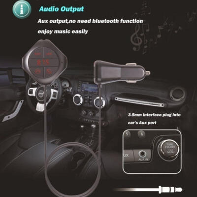

Bluetooth Wireless Handsfree Car MP3 Player FM Transmitter Radio Charger Kit