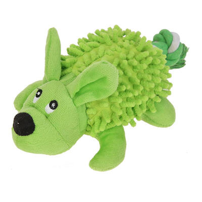 

Pet Dog Toys Sound Plush Dog Shape Mop Training Chew Toys Tease Dog Toys