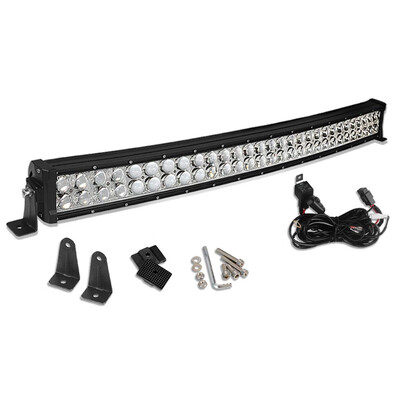 

42Inch LED Light Bars Curved Offroad Spot Flood Driving For Ford Truck SUV 4X4WD wiring