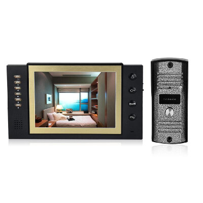 

Home Security 8-inch LCD Color Video Door Phone Intercom System Night Vision Camera Kit IR Night Vision Camera Door Bell for Apart