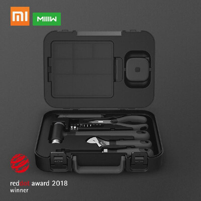 

Xiaomi MIIIW Toolbox 62 DIY Repair Tools Kits Household Hand Repair Home Fix Tool Set with Screwdriver Wrench Hammer Tape Plier