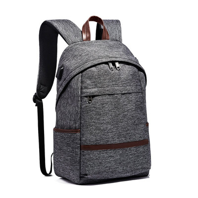 

2018 new business Water Resistant backpack with USB Charging Port&Earphone hole Campus College Student School Bag Unisex