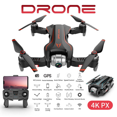 

Siaonvr 5G WIFI 4K GPS OpticalFlow Dual Camera Trajectory Flight FPV RC Quadcopter Drone