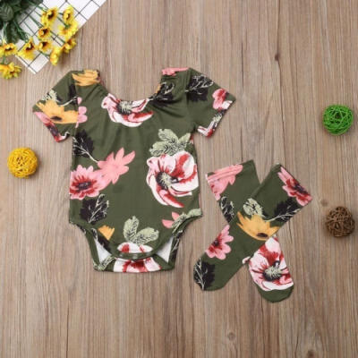 

Lovely Newborn Infant Kids Baby Girl Bodysuit Romper Jumpsuit Outfit Clothes Set