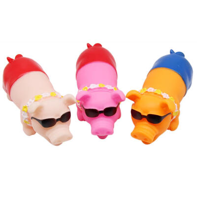 

Novelty Elastic Cartoon Pig Animal Squeeze Decompression Toys Tricky Toy