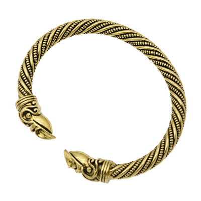 

Crow Viking Open Bracelet Norwegian Gothic Style Men Bracelet Unisex Pair Hand Bracelet Fashion Jewellery